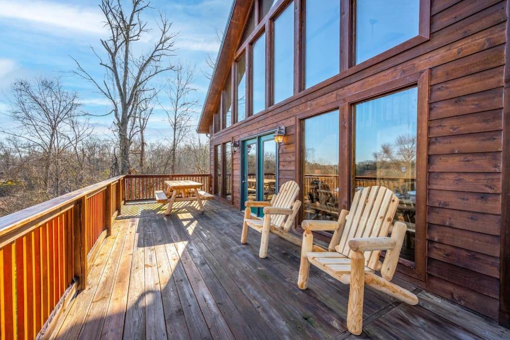 Dog Friendly! Views! Hot Tub! Close To Pf! Gsmnp Sevierville Dış mekan fotoğraf